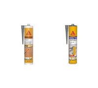 Sika -SikaSeal-187 Ciment, Gris, Mastic acrylique granuleux aspect mortier idéal petites réparations & lex 11 FC Purform Gris Béton, Mastic, joint et collage multi-usages, mastic-colle multi-supports