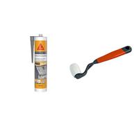 Sika - SikaSeal-189 Toiture & Gouttière, Gris, Mastic Butyle 2en 1 pour joints et réparations & NESPOLI Roulette de colleur polyamide