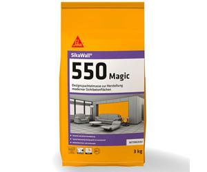 Sika SikaWall-550 Magic Mastic design pour surfaces murales aspect béton Aspect béton Sac de 3 kg