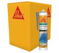 SIKA - Silicone Piscine et Bassin - SikaSeal-163 - Gris - Carton 12x300ml