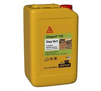 SIKA - Traitement algicide et fongicide - Nettoyant désincrustant - Sikagard 120 Stop Vert - Prêt à l'emploi - Elimine algues et lichens - Mur - Toiture - Terrasse - Façade - Dallage - 6L