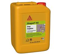 SIKA - Traitement bactéricide contre le salpêtre - Sikagard 165-5L | Anti-salpêtre puissant - Intérieur et Extérieur - Multisupports - Bloque l'humidité - Prêt à l'empoi - 20 à 35m²