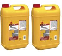 SIKA Wall-08 Fixateur, apprêt acrylique pour fixer et sceller les fonds de surfaces poreuses et améliorer l'adhérence des peintures, 2 kg, blanc (Lot de 2)