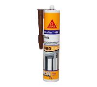 Sikaflex 146 bois marron, cartouche de 380g.