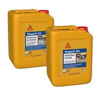 Sikagard Protection Sol SATINE, Imperméabilisant, hydrofuge anti-tâche pour sol & Protection Sol MAT, Hydrofuge, Imperméabilisant effet mat pour sols (Pavés, dalles, pierres), 5L, Incolore