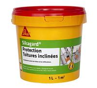 Sikagard Protection Toiture Inclinée, Protection contre fuites et infiltrations d'eau, 1L, Translucide