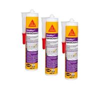 SikaMur InjectoCream 100 SIKA - Traitement Humidité Murs - Anti-moisissures - 300ml (Lot de 3)