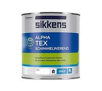 Sikkens Alpha Tex Schimmelwerend Sf Blanc, Peinture à l'eau respirante anti-moisissures, Blanc 2,5 l