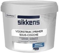 Sikkens - Peinture Sous-couche Intérieure Murs et Plafonds - Adhérence optimale, uniformise les fonds, finition lise - Mat Blanc 10 L