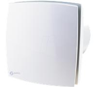 SIKU 100 LDL A - Ventilateur axial silencieux avec store automatique Ø 100 mm