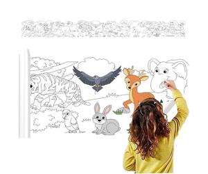 Sikweny 3M Rouleau Papier Dessin Coloriage Geant Enfant Feuille Peinture Enfant Nappe À Colorier pour Enfants Rouleau Papier Dessin Rouleaux Coupables Carnets DIY Géant Coloriage Affiche Peinture