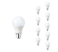 Ampoule LED B22 9W 220V A60 180° - Pack de 10 - Blanc Neutre 4000K - 5500K