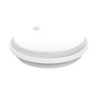 SILAMP Hublot LED Extérieur Rond 10W IP54 Blanc avec détecteur de mouvement - Blanc Neutre 4000K - 5500K