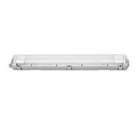 SILAMP Kit de Réglette LED IP65 + 2 Tube Néon LED 120cm T8 18W - Blanc Froid 6000K - 8000K