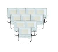 SILAMP Pack de 10 - Projecteur 100W IP65 CCT - 3000K/4000K/6000K