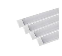 SILAMP Réglette LED 120cm 48W - Pack de 4 - Blanc Neutre 4000K - 5500K