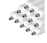 SILAMP Réglette LED étanche 150cm 48W IP65 120lm/W Interconnectable - Pack de 12 - Blanc Froid 6000K - 8000K