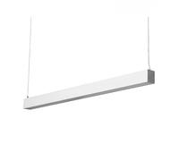SILAMP Réglette Suspendue LED Large 120cm 35W Blanc (Lot de 5) - Blanc Froid 6000K - 8000K