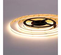 SILAMP Ruban LED COB 5M 24V 10W/M IP20 480LED/m - Blanc Chaud 2300K - 3500K