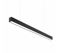 SILAMP Suspension Linéaire LED 150cm 48W Interconnectable NOIR - Garantie 5 ans - Blanc Neutre 4000K - 5500K