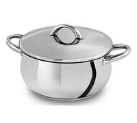 Silampos Domus-Grande casserole en acier inoxydable, diverses tailles disponibles, fabriqué au Portugal, Acier inoxydable, Silver, N 14. 1.1 Lts - 1.1 Qts