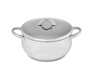Silampos Domus-Grande casserole en acier inoxydable, diverses tailles disponibles, fabriqué au Portugal, Acier inoxydable, Silver, N 22. 3.5 Lts - 3.6 Qts