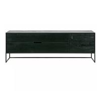 SILAS - Meuble TV noir L180 Noir