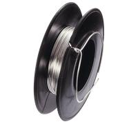 SILBER 1,0MM - Fil de connexion en cuivre, argenté, Ø 1,0 mm, 5 m