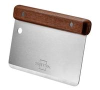 SILBERTHAL Carte à Pâte Inox 16 cm - Racloir à Pâte | Pour pain, pizza, légumes, portionner et racler facilement
