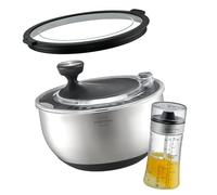 SILBERTHAL Essoreuse à Salade 4,5L avec Shaker Vinaigrette | Coffret cadeau, idéal pour fêtes et réceptions