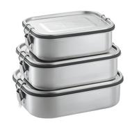 SILBERTHAL Set de 3 Lunch Box Inox 800/1200/1400 ml
