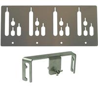 Silecomplaza : Accessoire pour brochettes, support pour poissons, grille pour barbecue, support pour poissons, barbecue en acier inoxydable, barbecue au charbon, barbecue au gaz (set de 7 supports, fo