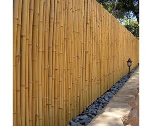 Silecomplaza, clôture en bambou "Heller", écran de protection, modèle "ATY Nature", partie supérieure pleine, clôture déroulante, clôture de jardin, écran de protection pour jardin, terrasse ou balcon