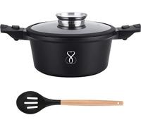 Silecomplaza Kochtopf Induction 28 cm, compatible avec le lave-vaisselle, facile à nettoyer, développé avec une technologie allemande, revêtement en pierre recommandé, idéal pour les restaurants étoil