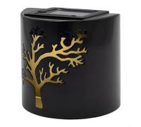 Sileduove Applique murale solaire extérieure, luminaire de jardin, éclairage décoratif pour cour, patio, allée, construction résistante aux intempéries, capteur marche/arrêt automatique, matériau PVC