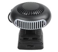 Sileduove Chauffe-batterie portable, souffleur d'air chaud et froid, outil à main compact pour désembuage de voiture, camping, sans fil 3 secondes pour une chaleur rapide, protection contre la