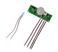 Sileduove Circuit imprimé solaire 37 V, capteur infrarouge du corps humain, module PIR pour éclairage extérieur, 3 modes de détection de mouvement, puissance d'entrée < 6 W, circuit imprimé en fibre