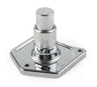 Sileduove Interrupteur de démarrage à bouton poussoir CNC chromé pour Big Twin 1991-2017, allumage de secours personnalisé en billettes d'aluminium avec vis de montage, élimine le relais de guidon