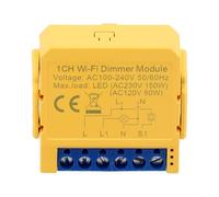Sileduove Module variateur intelligent - Contrôleur de lumière WiFi - Pour appareil d'application Tuya pour circuits 1/2 avec gradation en continu, prise en charge de la commande vocale, AC 230 V 150
