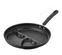 Sileduove Poêle à frire en fer, poêle antiadhésive, machine à omelette pour cuisine, design multi-trous, chauffage rapide, 23 x 23 x 35 cm, compatible avec induction électrique au gaz, fer à repasser