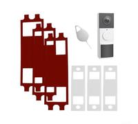 Sileduove Ruban de montage et e sonnette sans perçage pour Tapo TD21 D210 D235, bande double face en silicone pour une installation facile de la sonnette vidéo sur des surfaces lisses