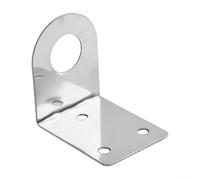 Sileduove Support à angle droit, plaque de montage de robinet, support de filtre à eau pour plomberie domestique, construction en acier inoxydable, conception de fixation à vis, lisse pour
