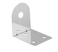 Sileduove Support à angle droit, plaque de montage de robinet, support de filtre à eau pour plomberie domestique, construction en acier inoxydable, conception de fixation à vis, lisse pour