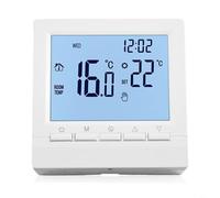Sileduove Thermostat d'ambiance numérique, régulateur de température, appareil de chauffage non programmable pour chaudière à gaz, écran LCD avec sécurité enfant, fonction antigel, plage de 5 à 90 °C