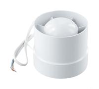 Sileduove Ventilateur extracteur d'air en ligne, ventilateur de ventilation pour salle de bain, cuisine, design à faible bruit avec protection thermique, 100-150 mm, matériau ABS, installation facile