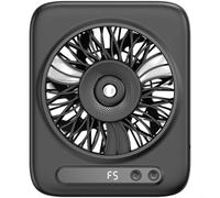 Sileduove Ventilateur pulvérisateur rechargeable par USB, refroidisseur brumisateur de bureau portable, moteur silencieux sans balais, 5 commandes tactiles, batterie de 4000 mAh, autonomie de 8 à 12