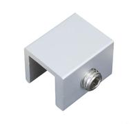 Sileduove Verrou de sécurité pour fenêtre coulissante en alliage d'aluminium sans perçage - Pince réglable pour une ventilation sécurisée et une sécurité domestique pour les fenêtres coulissantes (D)