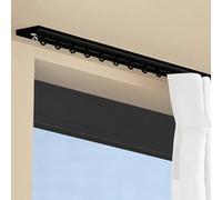 Silen Sysem Soffio Support de plafond en aluminium 1 m Idéal pour cloisons de séparation de pièce Facile à utiliser Disponible en 100 600 cm Finition noire