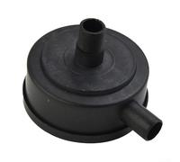 Silencieux à compresseur d'air avec filetage extérieur de 20 mm et trou intérieur de 15 mm en plastique noir pour systèmes pneumatiques, réduction du bruit, installation facile