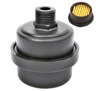 Silencieux de compresseur d'air 3/4 pouces Filtre anti-bruit en fer robuste Filetage de vis 20 mm Pièces compresseur d'air longue durée pour garage, atelier et usage industriel
